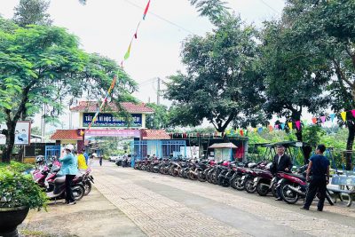 RỘN RÀNG KHỞI ĐẦU NĂM HỌC MỚI: ĐỒNG THUẬN – CHUNG TAY VÌ MÔI TRƯỜNG HỌC TẬP CỦA HỌC SINH TRƯỜNG TH ĐOÀN THỊ ĐIỂM