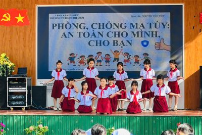 TRƯỜNG TIỂU HỌC ĐOÀN THỊ ĐIỂM TĂNG CƯỜNG TUYÊN TRUYỀN PHÒNG, CHỐNG MA TÚY TRONG TRƯỜNG HỌC