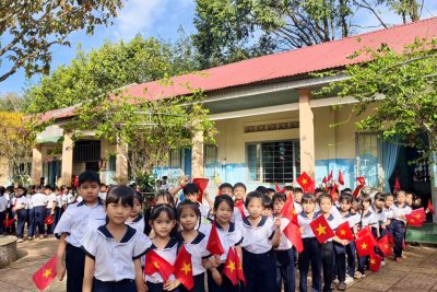 TRƯỜNG TIỂU HỌC ĐOÀN THỊ ĐIỂM TÍCH CỰC TẬP LUYỆN THAM GIA CUỘC THI MÚA HÁT SÂN TRƯỜNG BẬC TIỂU HỌC