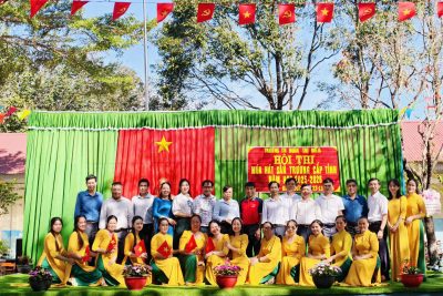 TRƯỜNG TH ĐOÀN THỊ ĐIỂM RỘN RÀNG THAM GIA VÒNG CHUNG KẾT HỘI THI MÚA HÁT SÂN TRƯỜNG CẤP TỈNH